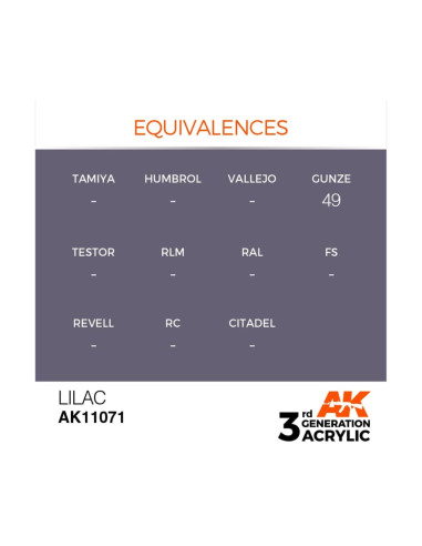 Ak Interactive 3rd Gen Acrylic Lilac 17ml 