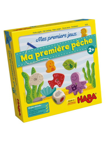 Haba   Ma Première Pêche   Jeux De Société Enfant   Jeu éducatif Et Ludique   Jeu Libre Magnétique   1 à 4 Joueurs   2 