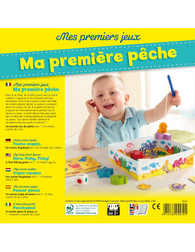 Haba   Ma Première Pêche   Jeux De Société Enfant   Jeu éducatif Et Ludique   Jeu Libre Magnétique   1 à 4 Joueurs   2 