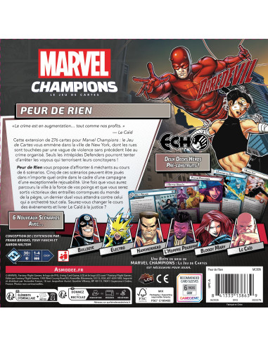 Asmodee   Marvel Champions Peur De Rien 