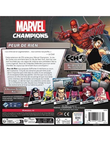 Asmodee   Marvel Champions Peur De Rien 