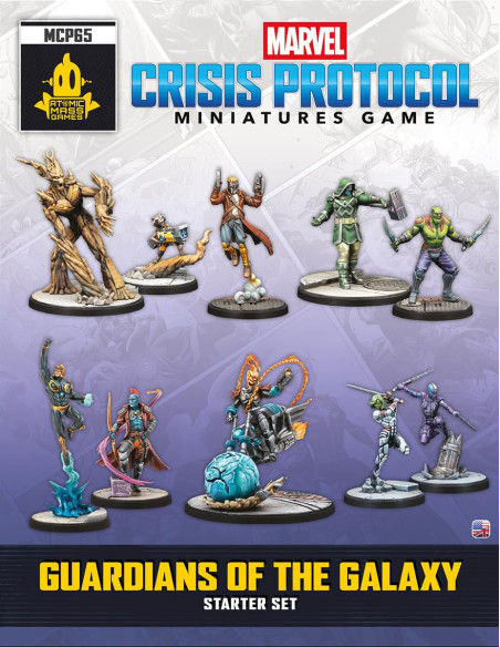 Asmodee Marvel : Crisis Protocol Les Gardiens De La Galaxie Jeu De Figurines à Partir De 14 Ans 2 Joueurs Temps De Jeu 