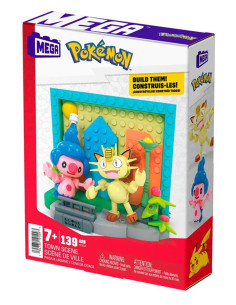 Mega Pokemon Build Them Country Scène (Scène De Ville) 