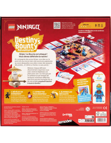 Asmodee   Lego Ninjago : Destiny’s Bounty Adventures !   En Français 