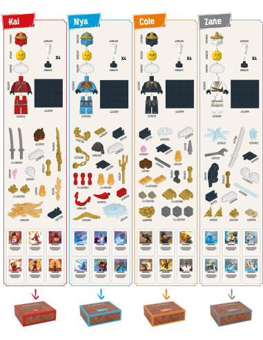 Asmodee   Lego Ninjago : Destiny’s Bounty Adventures !   En Français 