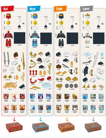 Asmodee   Lego Ninjago : Destiny’s Bounty Adventures !   En Français 