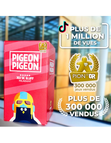 Atm Gaming Pigeon Pigeon   Jeu De Société Ambiance, Bluff, Créativité, Soirée   De 2 à 10 Joueurs   Jeu Fabriqué En 
