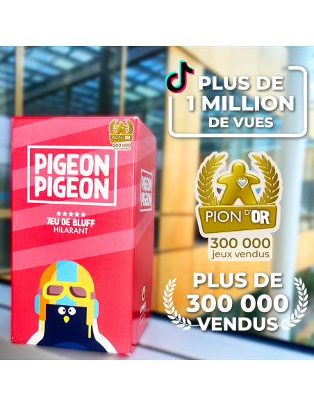 Atm Gaming Pigeon Pigeon   Jeu De Société Ambiance, Bluff, Créativité, Soirée   De 2 à 10 Joueurs   Jeu Fabriqué En 