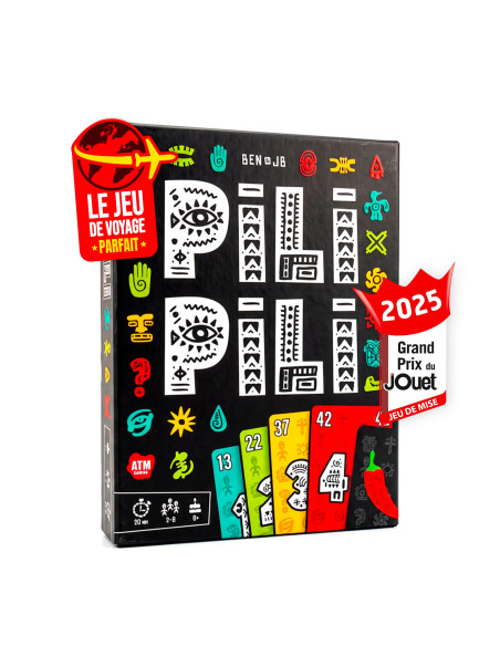 Pili Pili   Jeu De Cartes Tactique Et D'ambiance   2 à 8 Joueurs   20 Min 