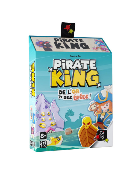 Gigamic   Pirate King   Un Jeu De Prise De Risques   Jeu D'ambiance à Partir De 8 Ans   De 2 à 5 Joueurs, Rouge Et Noir 