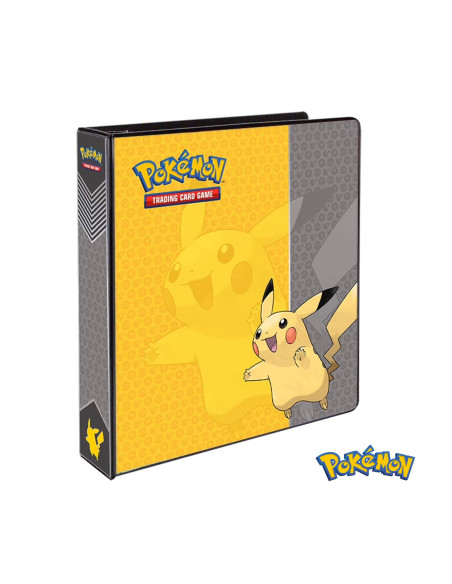 Asmodee   Classeur à Anneaux Format A4   Motif : Pikachu   Accessoire Et Rengement Pour Cartes à Collectionner (Feuilles 