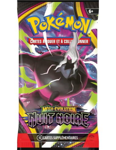 Pokémon   Booster De 10 Cartes Me05 : Nuit Noire 