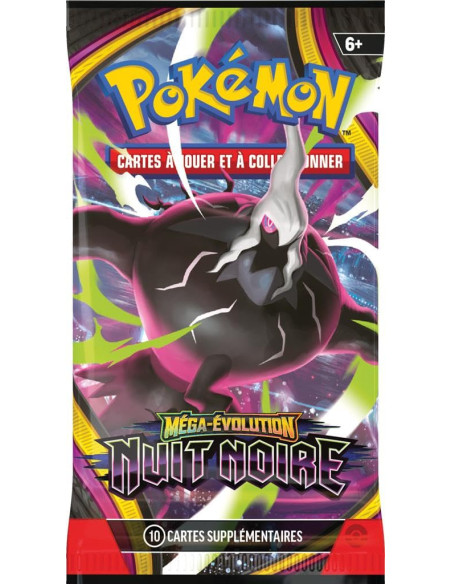 Pokémon   Booster De 10 Cartes Me05 : Nuit Noire 