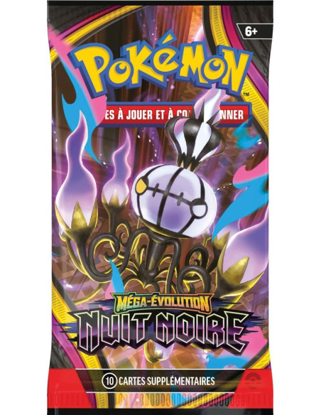 Pokémon   Booster De 10 Cartes Me05 : Nuit Noire 