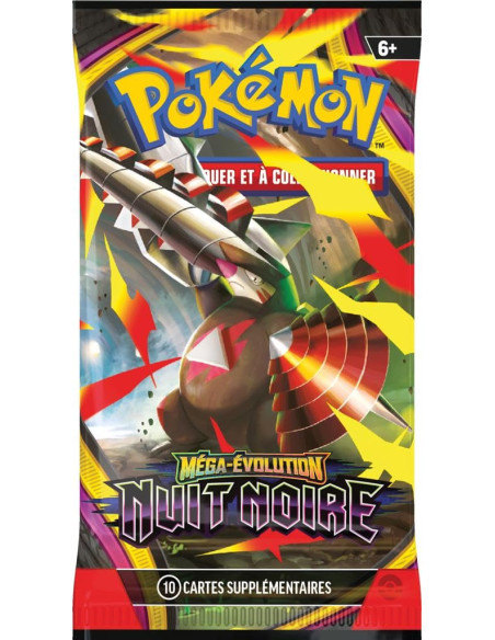 Pokémon   Booster De 10 Cartes Me05 : Nuit Noire 