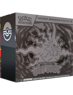 Pokémon: Coffret Dresseur D’élite Méga évolution– Nuit Noire (1 Carte Promo Entièrement Illustrée, 9boosters Et Des 