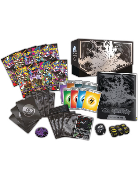Pokémon: Coffret Dresseur D’élite Méga évolution– Nuit Noire (1 Carte Promo Entièrement Illustrée, 9boosters Et Des 