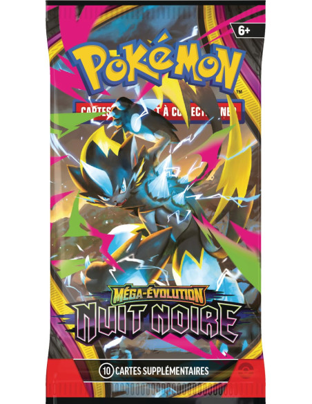 Pokémon: Lot De Boosters Méga évolution– Nuit Noire (6boosters) 