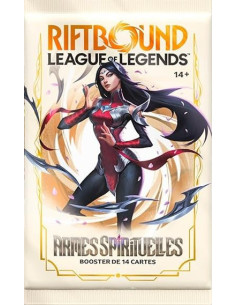 Riftbound Tcg | League Of Legends   Booster De 14 Cartes Set 2 : Armes Spirituelles   Version Francaise 
