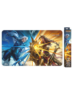 Uvs Games Riftbound : League Of Legends Vendetta Diana Vs Leona Tapis De Jeu En Néoprène 61 X 35,6 Cm Bords Reliés Dos 