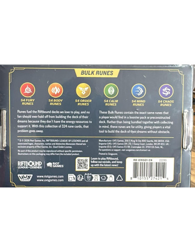 Précommande   Riftbound : League Of Legends   Runes En Vrac 