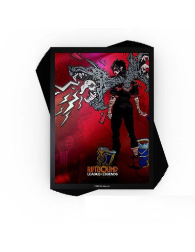 Ligue Des Légendes : Jeu De 3 Pochettes D'art Non Relâchées : Vi Piltover Enforcer (100 Ct) Par Uvs Games 