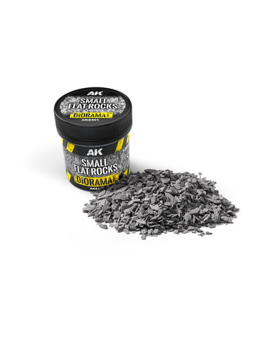 Ak Diorama Ak8301 Small Flat Rocks (100ml) 