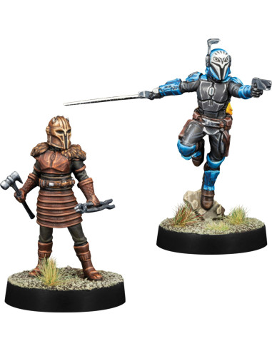 Asmodee   Star Wars Legion Mandalorian Leaders 