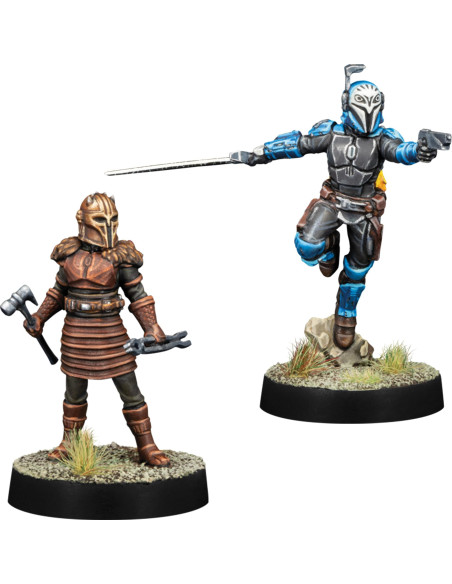 Asmodee   Star Wars Legion Mandalorian Leaders 