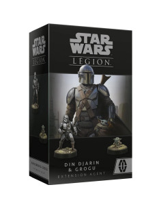 Atomic Mass Games Sw Légion : Din Djarin & Grogu   Extension Agent 
