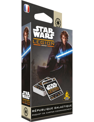 Asmodee   Star Wars: Legion – Galactic Republic (Command Card Pack) 