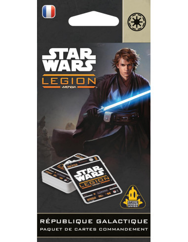 Asmodee   Star Wars: Legion – Galactic Republic (Command Card Pack) 