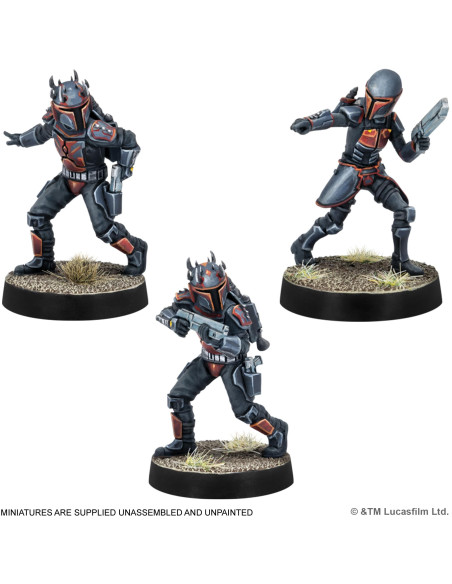 Asmodee   Star Wars Legion Mandalorian Super Commandos   Réédition Mandaloriens   Amg   Jeu De Figurines Stratégique 