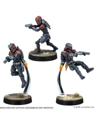 Asmodee   Star Wars Legion Mandalorian Super Commandos   Réédition Mandaloriens   Amg   Jeu De Figurines Stratégique 