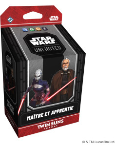 Asmodee Star Wars : Unlimited Tcg Twin Suns Deck Dooku Et Asajj Ventress 