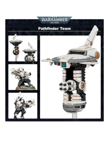Games Workshop Warhammer 40k   Tau Pathfinder Team, Noir 