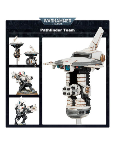 Games Workshop Warhammer 40k   Tau Pathfinder Team, Noir 