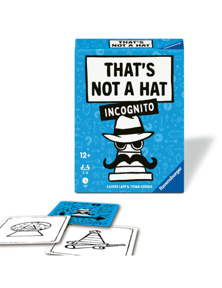 Ravensburger – That's Not A Hat Incognito – Jeu De Cartes   Jeu D’ambiance   En Famille Ou Entre Amis   3 à 8 Joueurs 