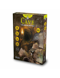 Pwork Wargames The Cave   Rpg Modular Map Tiles   Double Face Cardboard Tiles 
