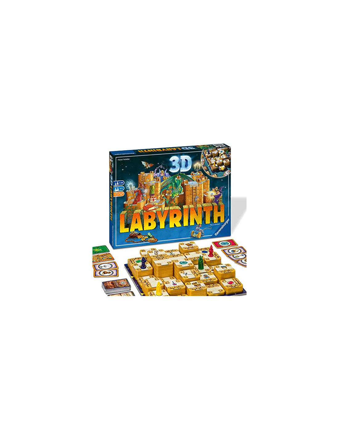 Concept De Labyrinthe 3d Avec Labyrinthe Et Fils Ai Génératif
