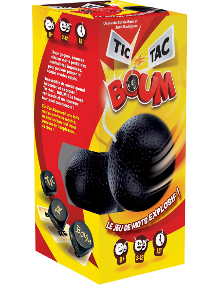 Asmodee   Tic Tac Boum   Le Jeu De Mots D'ambiance Explosif   Jeu De Société Familial Pour Enfants Dès 8 Ans   As D'or   