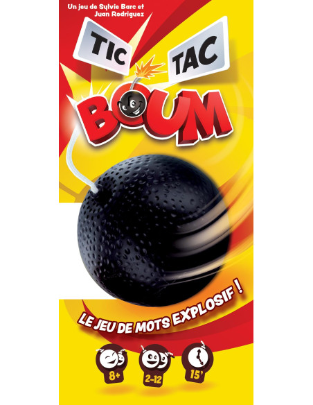 Asmodee   Tic Tac Boum   Le Jeu De Mots D'ambiance Explosif   Jeu De Société Familial Pour Enfants Dès 8 Ans   As D'or   