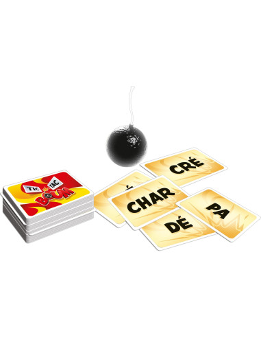 Asmodee   Tic Tac Boum   Le Jeu De Mots D'ambiance Explosif   Jeu De Société Familial Pour Enfants Dès 8 Ans   As D'or   
