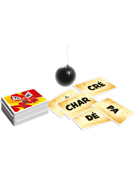 Asmodee   Tic Tac Boum   Le Jeu De Mots D'ambiance Explosif   Jeu De Société Familial Pour Enfants Dès 8 Ans   As D'or   