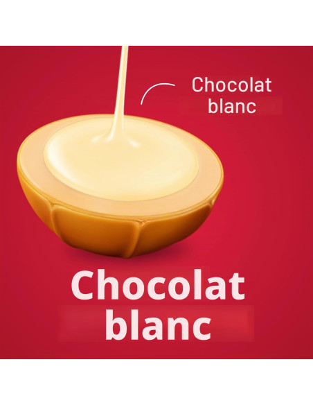 Toffifee Chocolat Blanc, Bonbons à La Noisette Et Au Caramel   1 X 125 G 