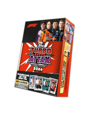 Topps Turbo Attax Formule 1 2026 – Mega Tin – Les Gardiens De La Grille 