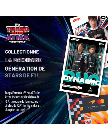 Topps Turbo Attax Formule 1 2026 – Mega Tin – Les Gardiens De La Grille 