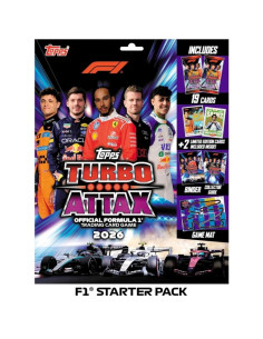 Topps F1 Turbo Attax 2026 Collection De Cartes à Collectionner – Pack De Démarrage 