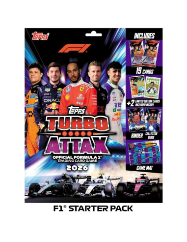 Topps F1 Turbo Attax 2026 Collection De Cartes à Collectionner – Pack De Démarrage 