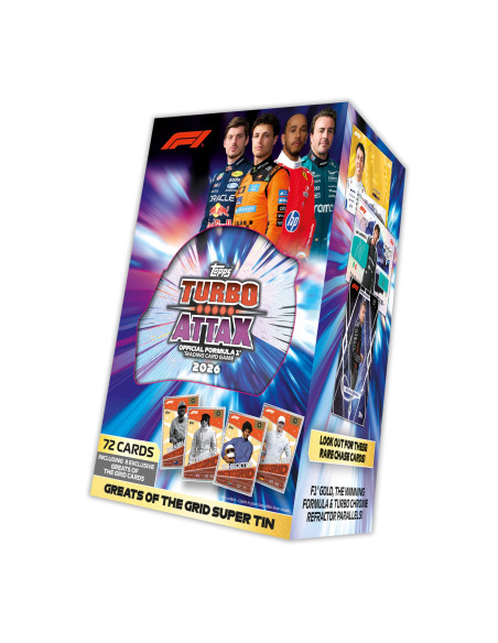Topps Turbo Attax Formule 1 2026   Super Tin   Greats Of The Grid 